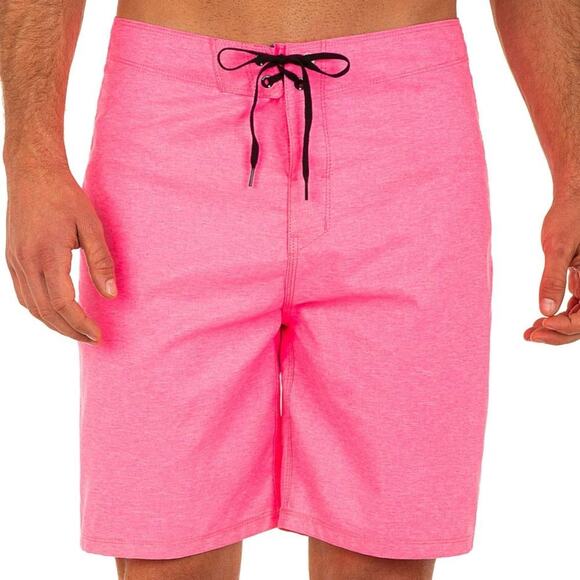 Hurley Mens Crossdye 20 in Length Boardshorts Pink Size 29 Swim Short - Picture 1 of 5